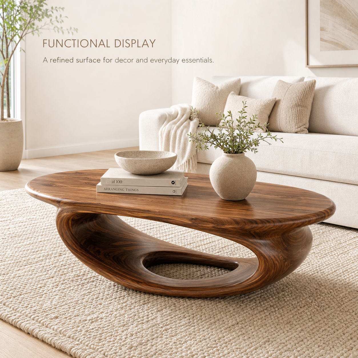 Nolan Arc Living Room Coffee Table - Design 185 - product image 07