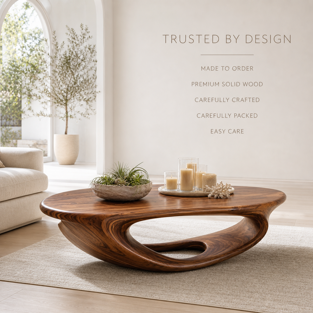 Nolan Arc Living Room Coffee Table - Design 185 - product image 09