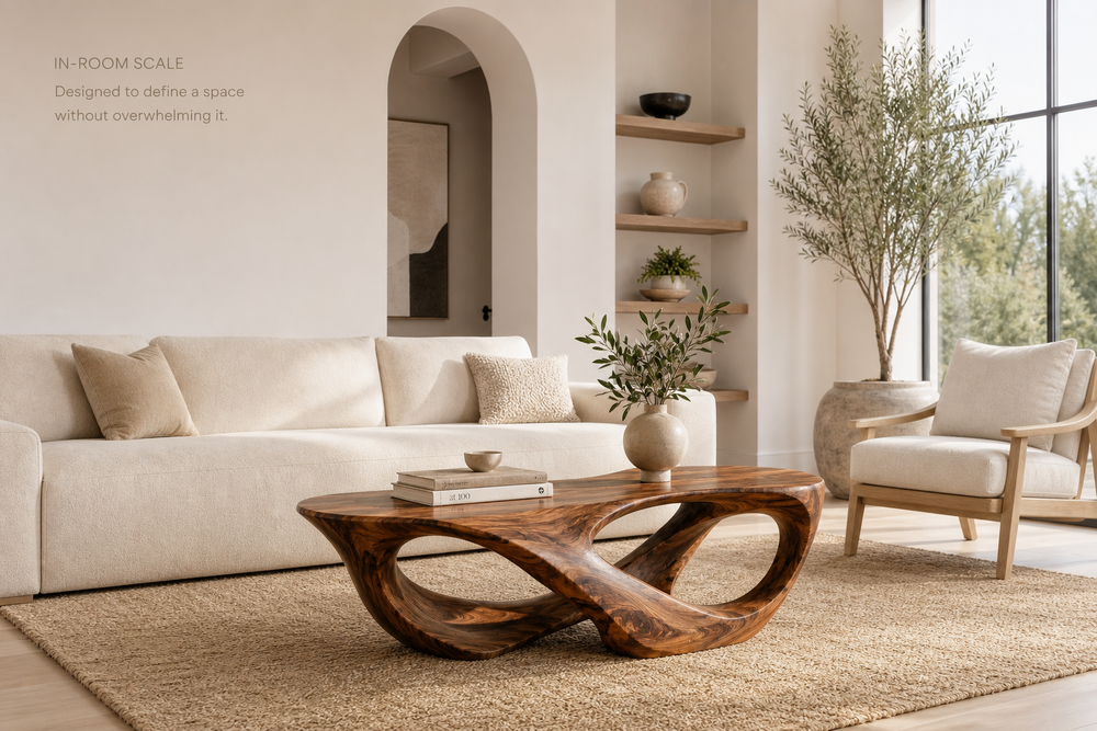 Liora Warm Walnut Coffee Table - Design 186 - product image 04