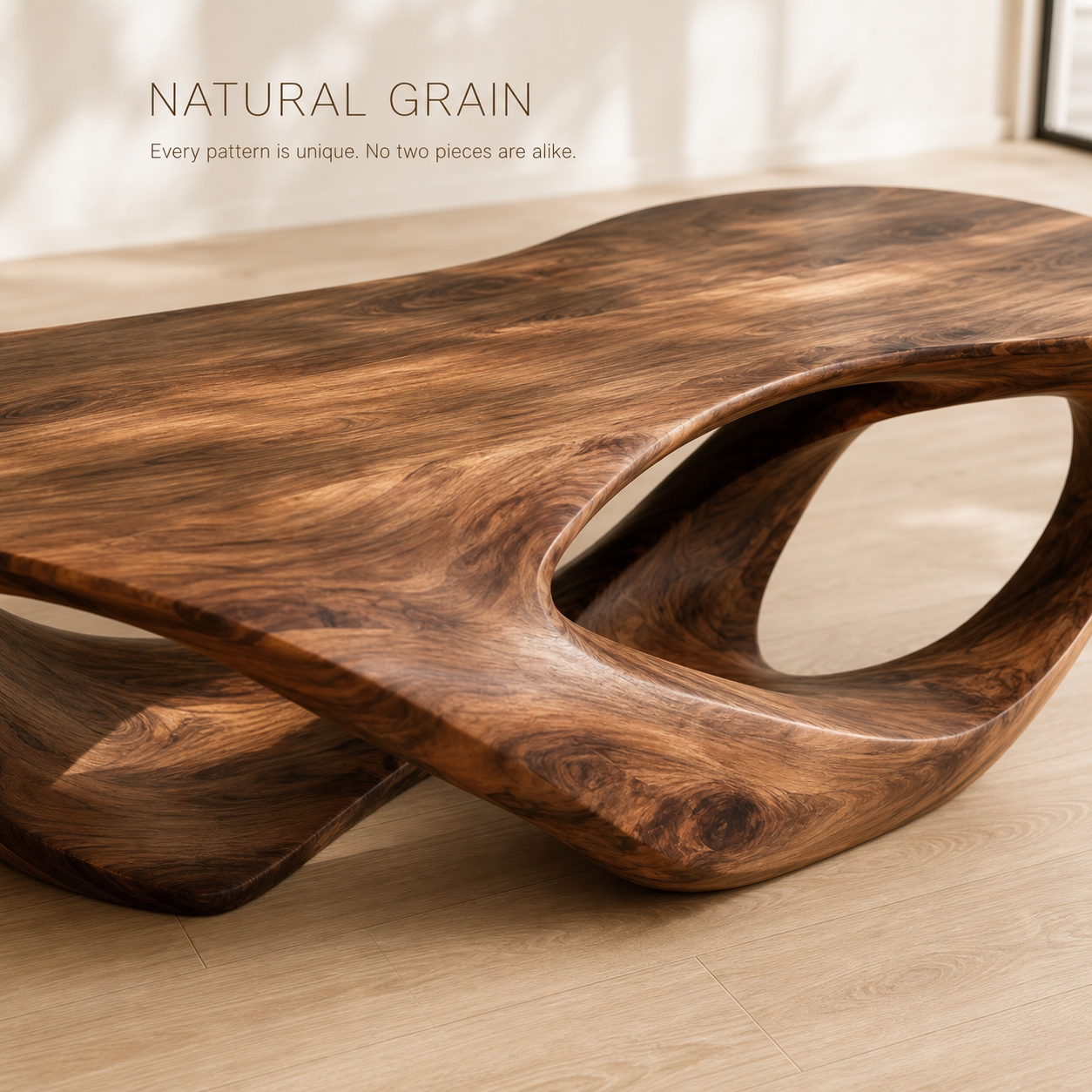 Liora Warm Walnut Coffee Table - Design 186 - product image 05