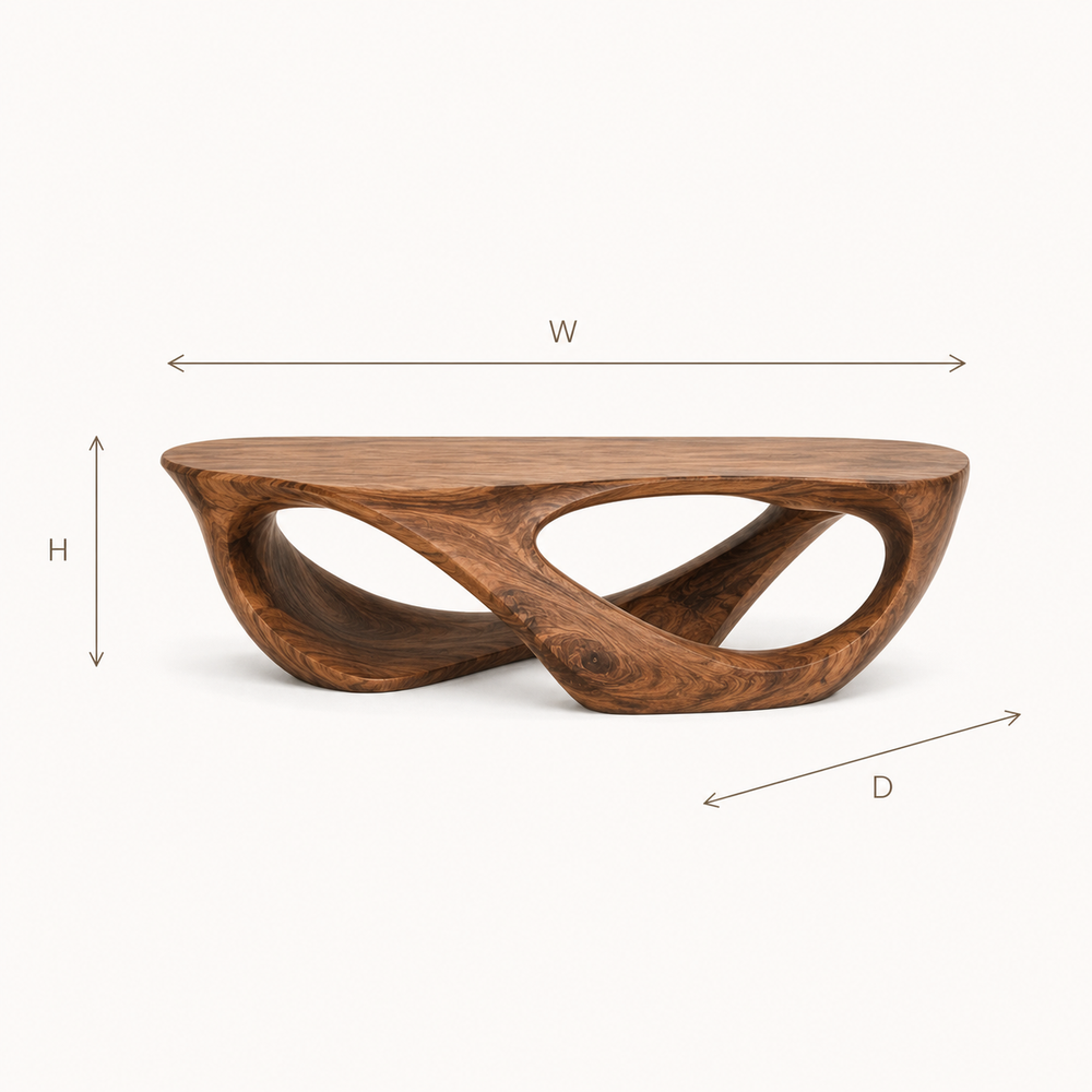 Liora Warm Walnut Coffee Table - Design 186 - product image 08