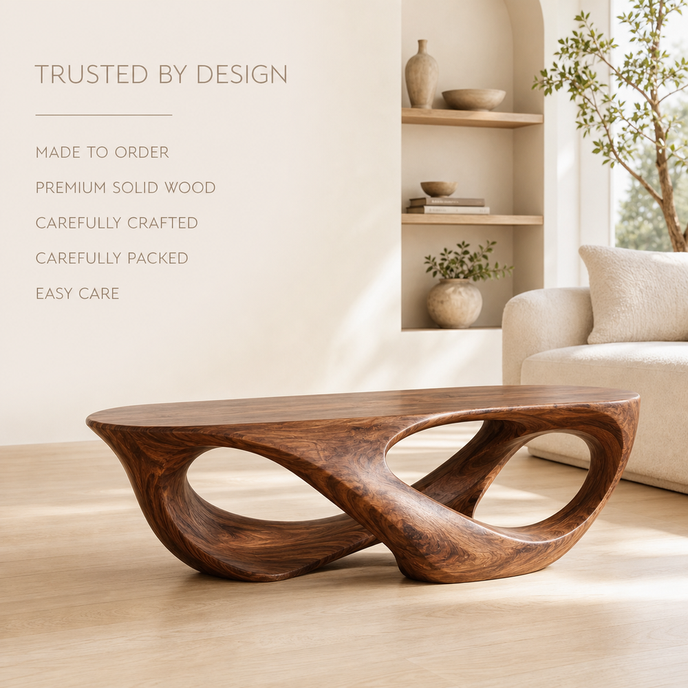 Liora Warm Walnut Coffee Table - Design 186 - product image 09