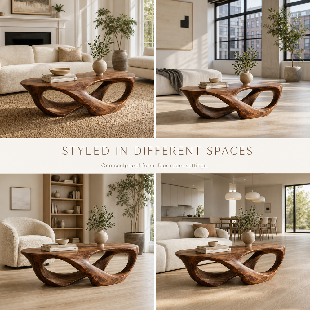 Liora Warm Walnut Coffee Table - Design 186 - product image 10