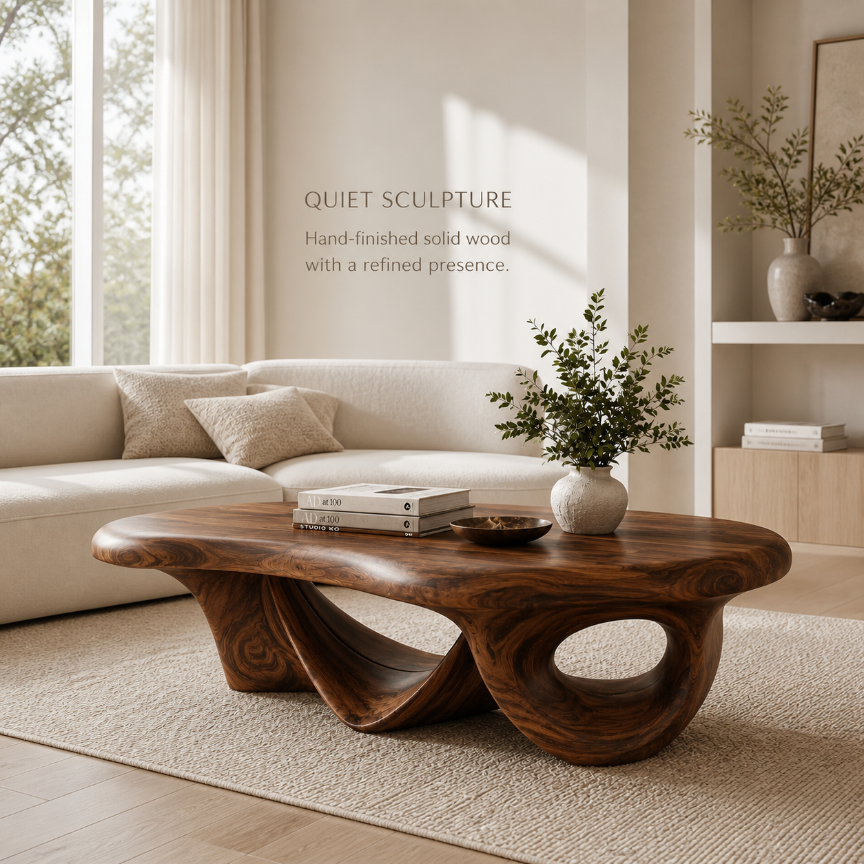 Brielle Sculpted Coffee Table - Design 188 - product image 02