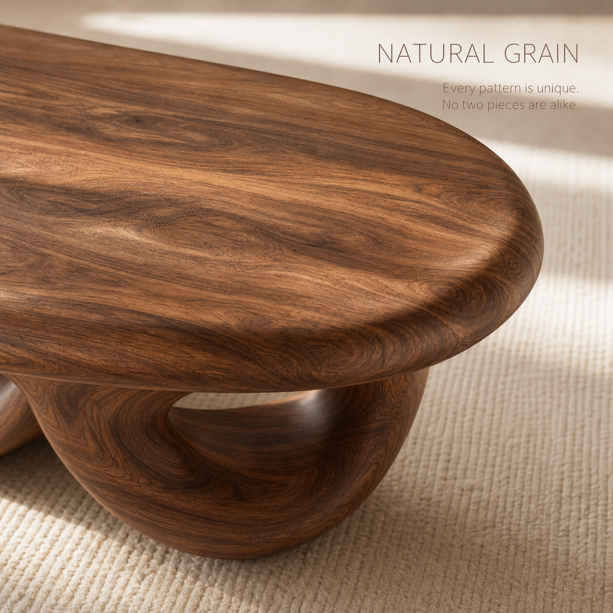 Brielle Sculpted Coffee Table - Design 188 - product image 05