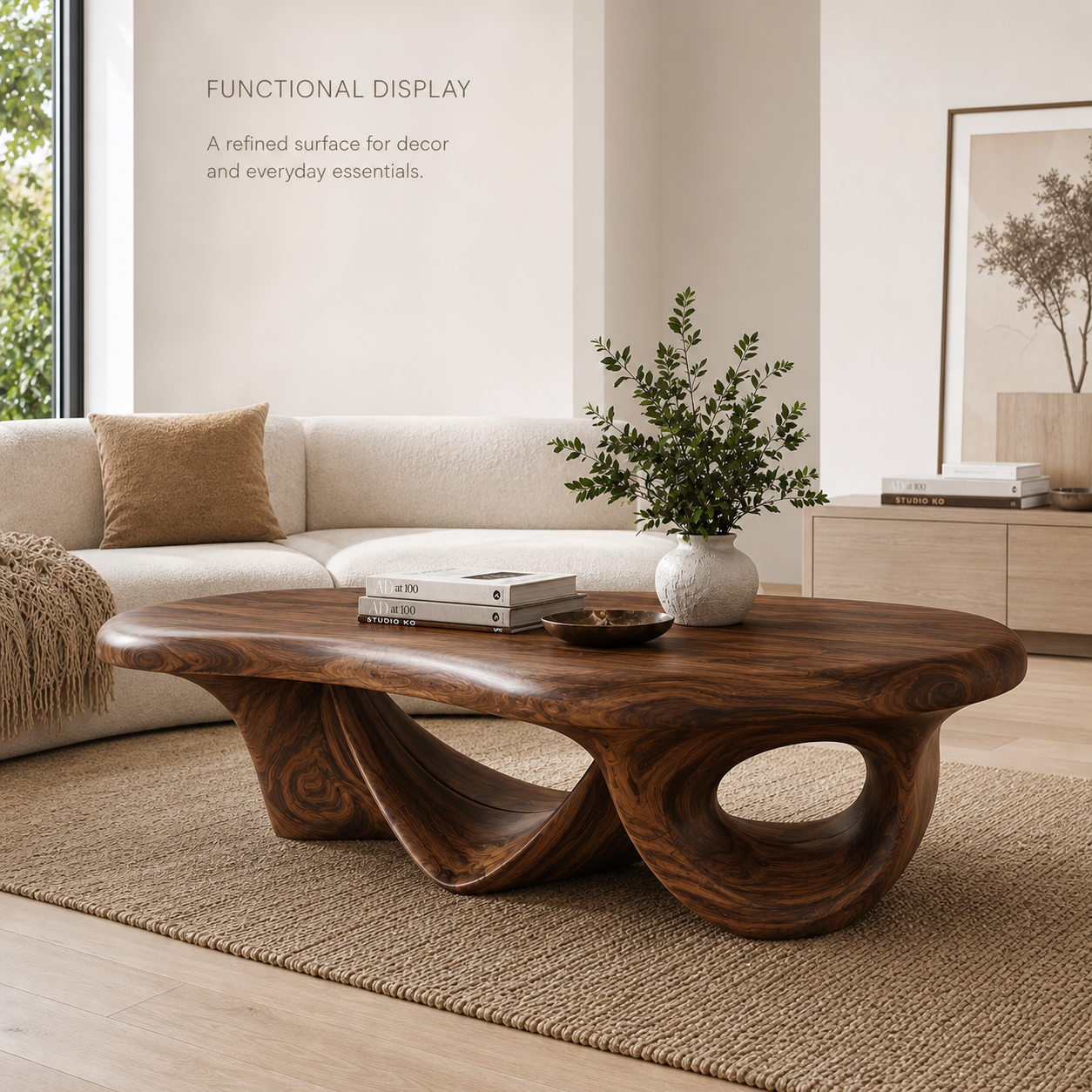 Brielle Sculpted Coffee Table - Design 188 - product image 07