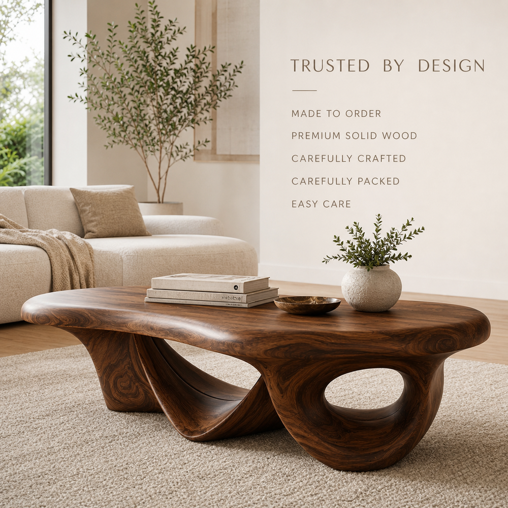 Brielle Sculpted Coffee Table - Design 188 - product image 09