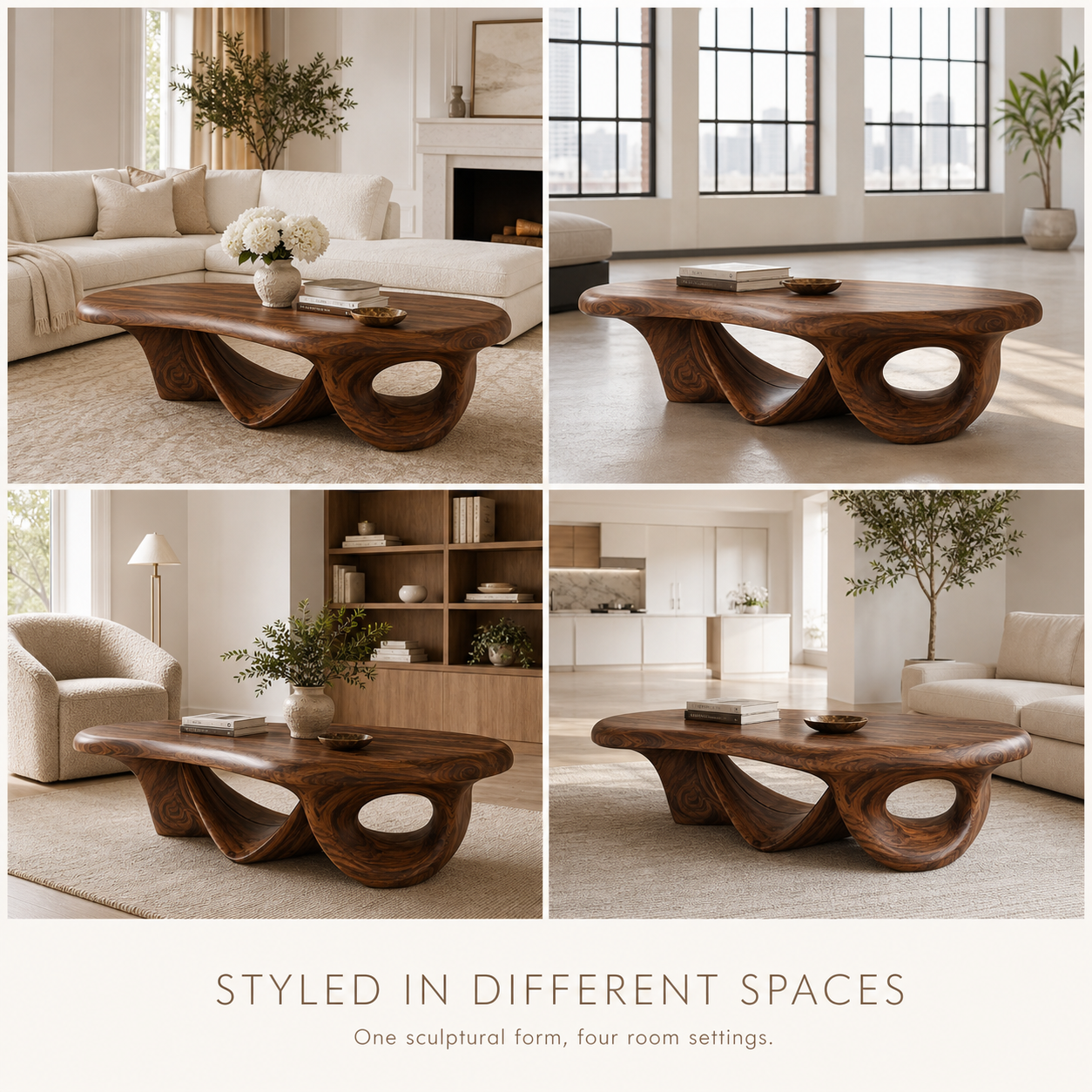 Brielle Sculpted Coffee Table - Design 188 - product image 10
