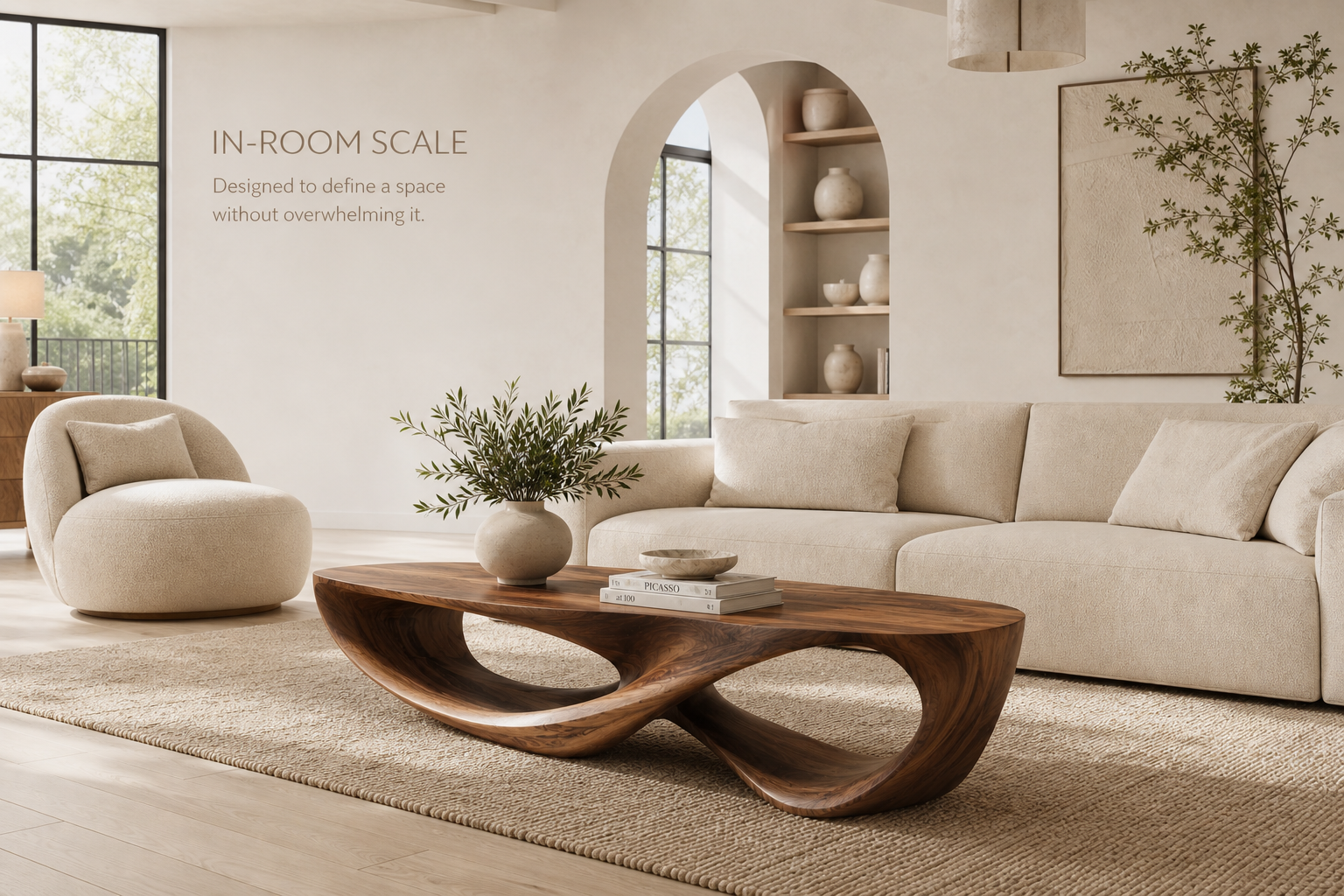 Selene Rounded Lounge Coffee Table - Design 190 - product image 04