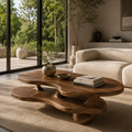 Mira Flow Wood Coffee Table - Design 192 - main view