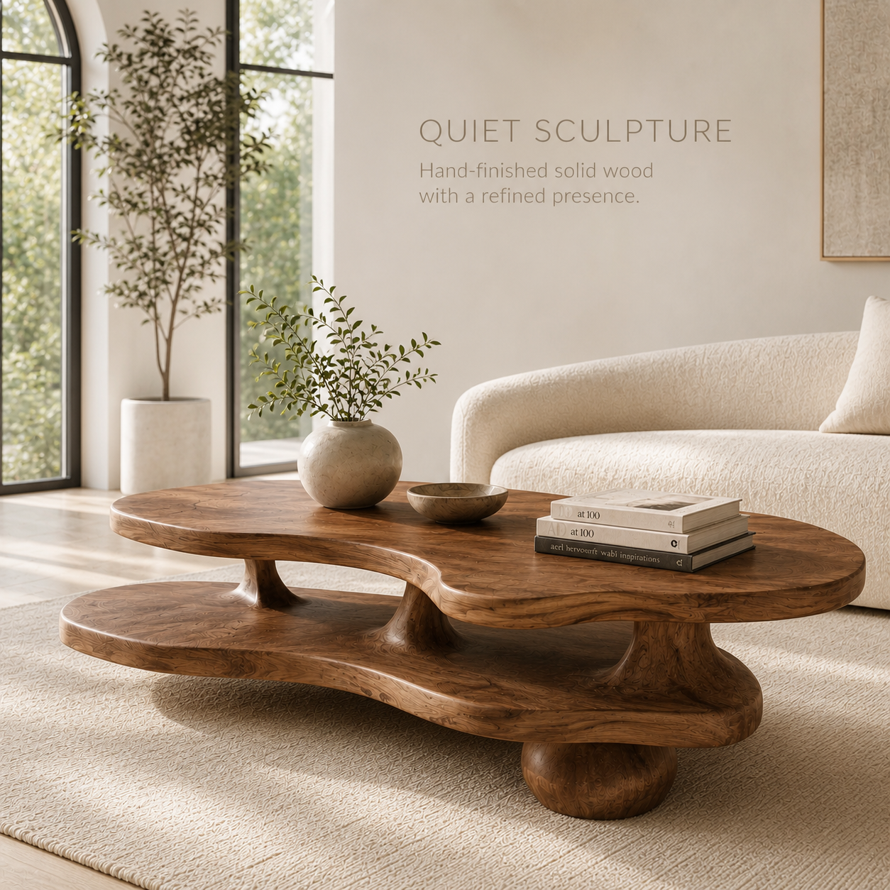 Mira Flow Wood Coffee Table - Design 192 - product image 02