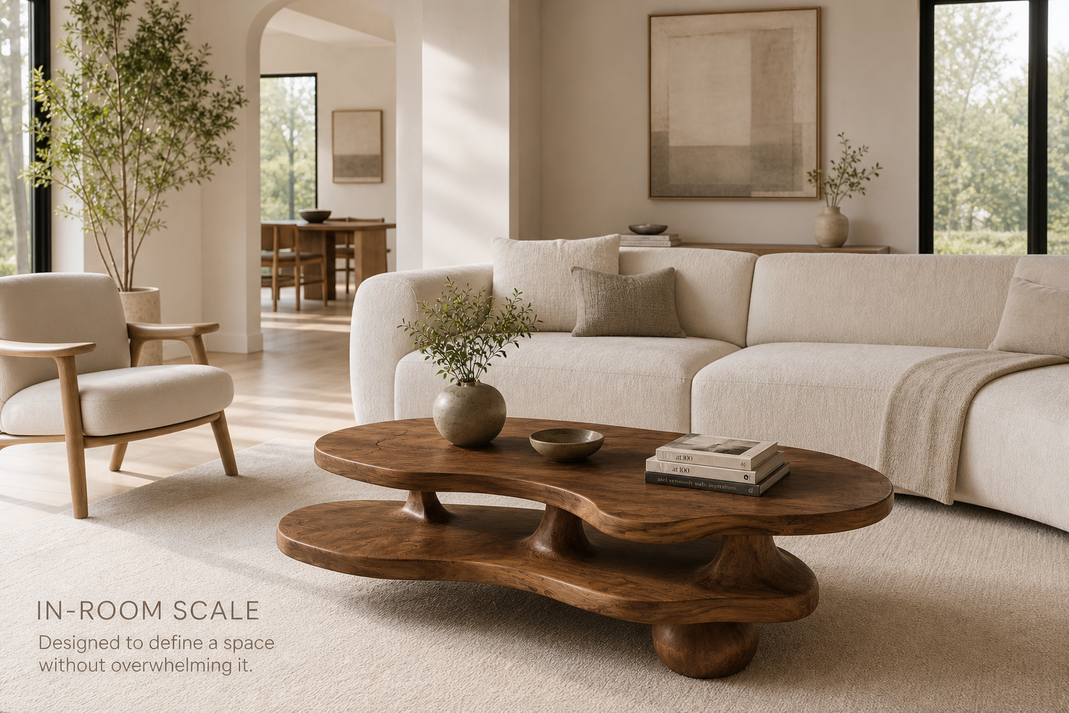 Mira Flow Wood Coffee Table - Design 192 - product image 04