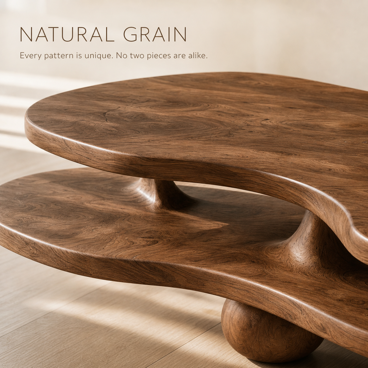 Mira Flow Wood Coffee Table - Design 192 - product image 05