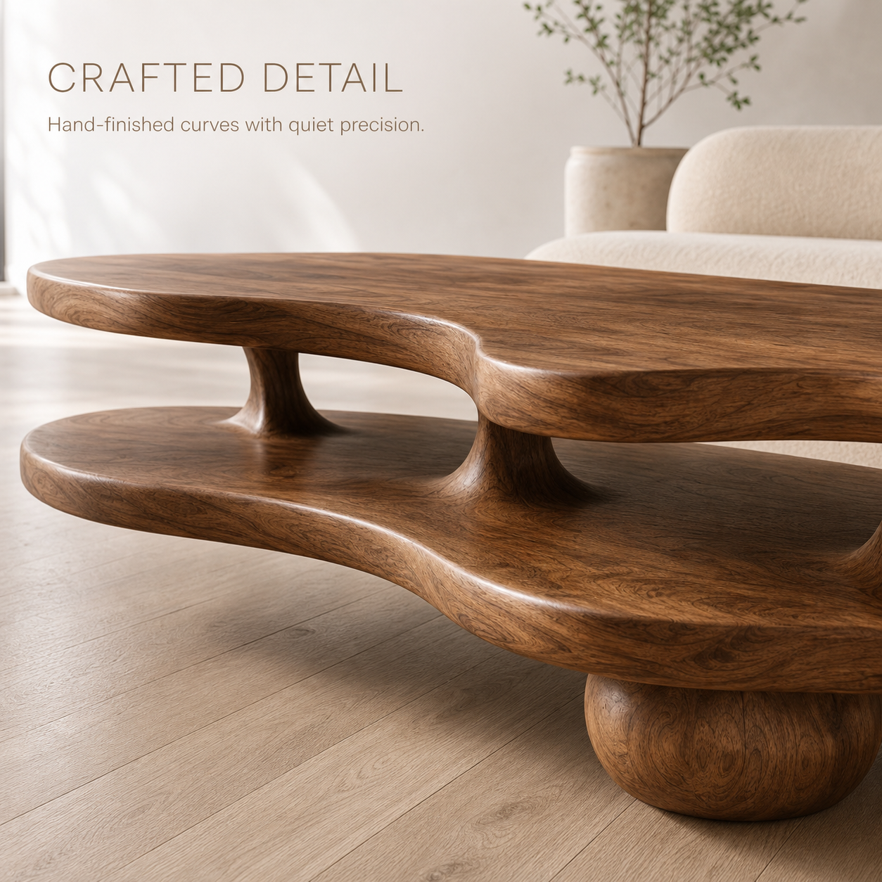 Mira Flow Wood Coffee Table - Design 192 - product image 06