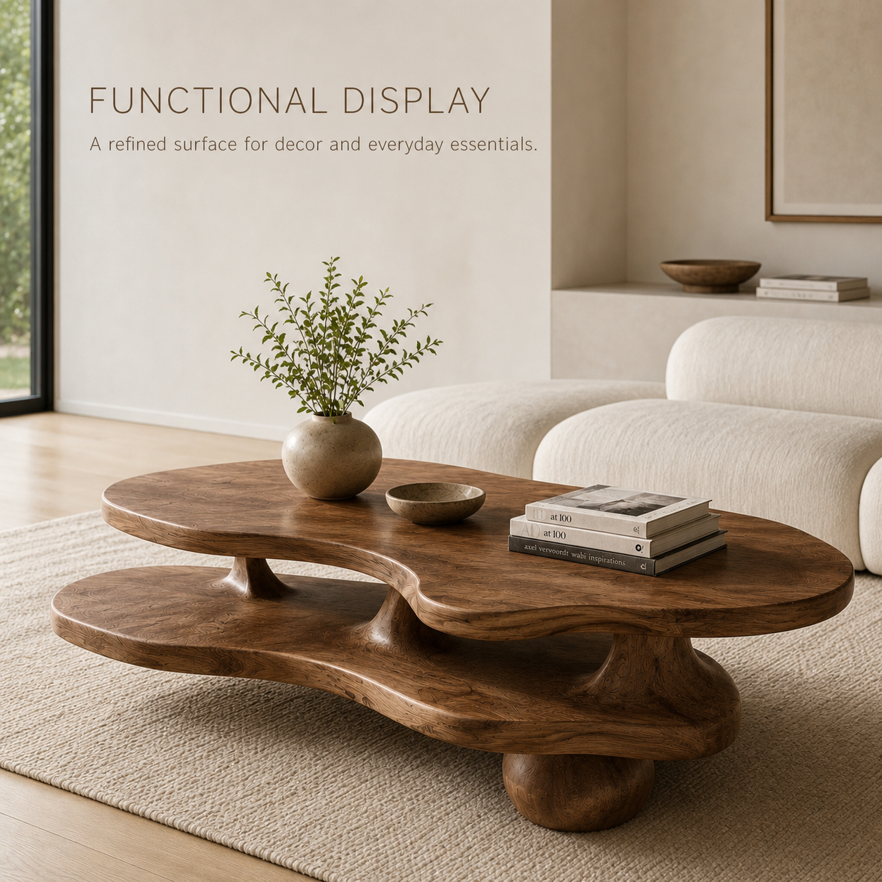 Mira Flow Wood Coffee Table - Design 192 - product image 07