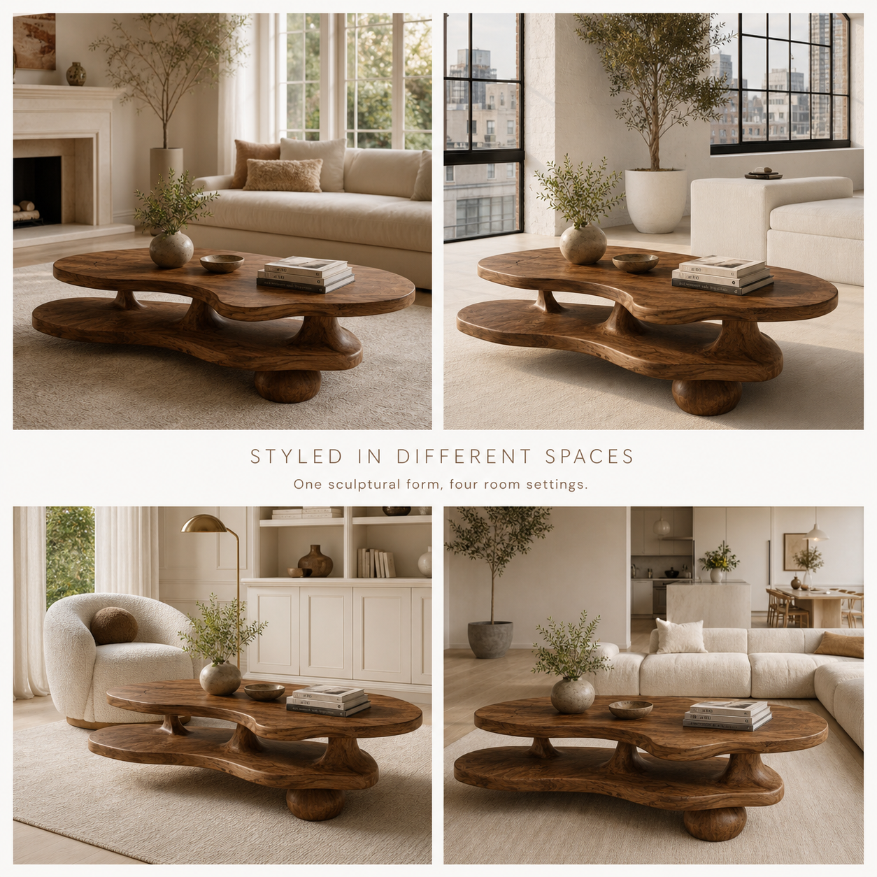 Mira Flow Wood Coffee Table - Design 192 - product image 10