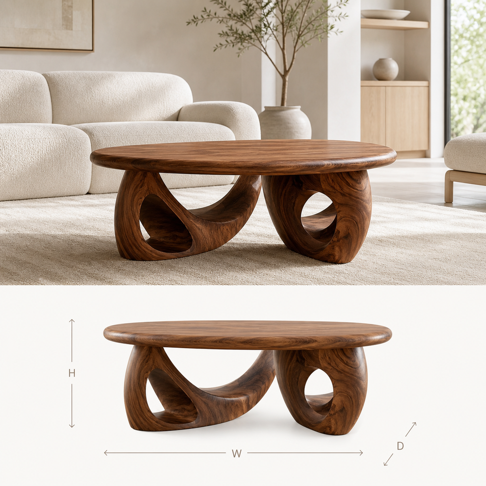 Isla Cloud Edge Coffee Table - Design 195 - product image 08