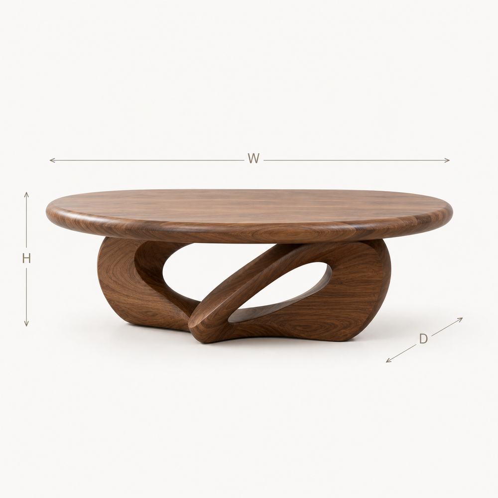 Celine Warm Modern Coffee Table - Design 196 - product image 08
