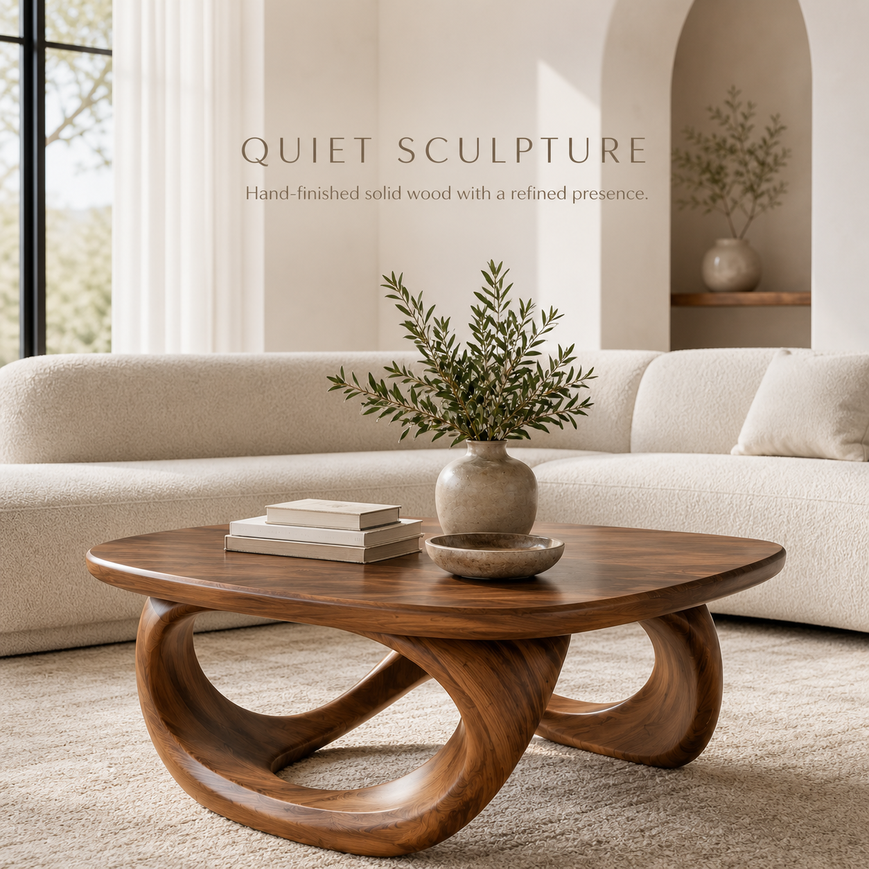 Alden Curved Wood Coffee Table - Design 197 - product image 02