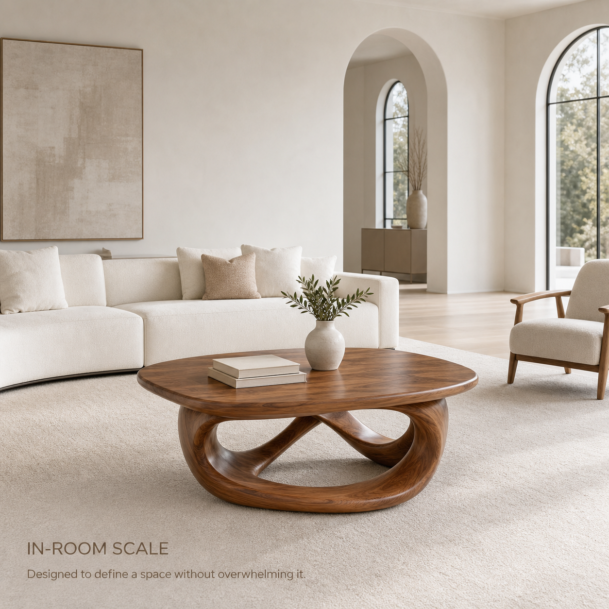 Alden Curved Wood Coffee Table - Design 197 - product image 04