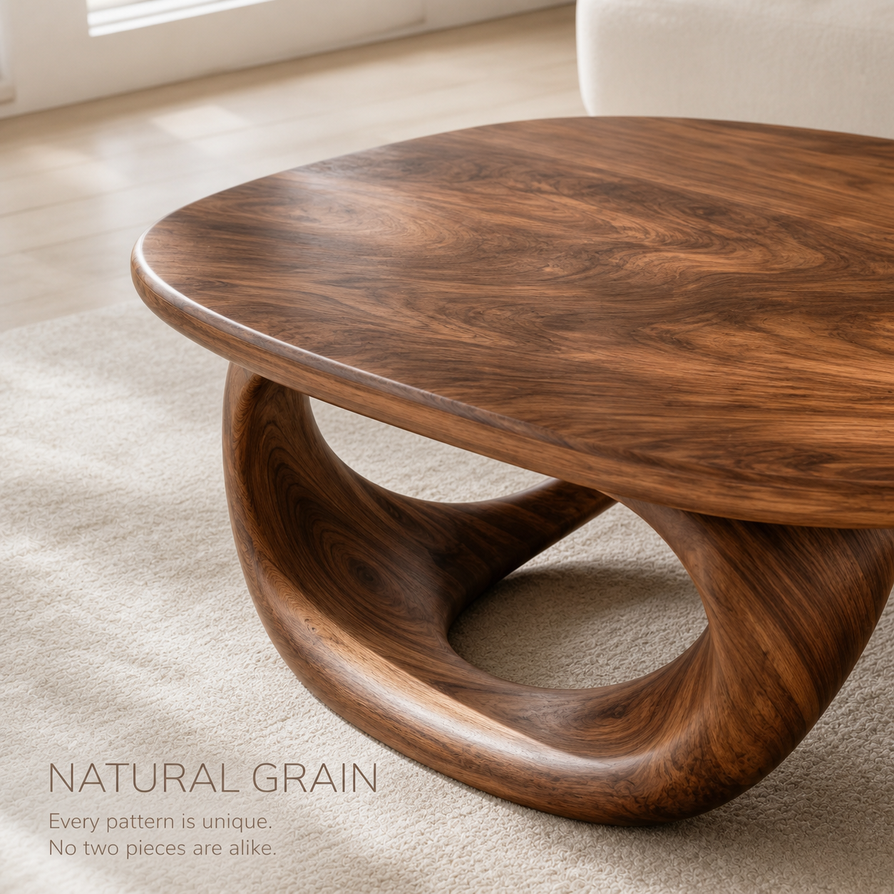 Alden Curved Wood Coffee Table - Design 197 - product image 05