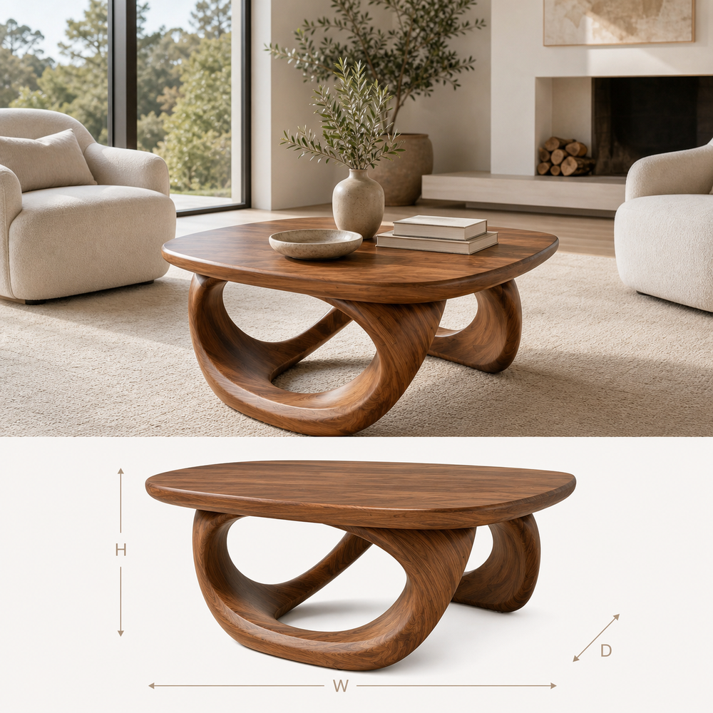 Alden Curved Wood Coffee Table - Design 197 - product image 08