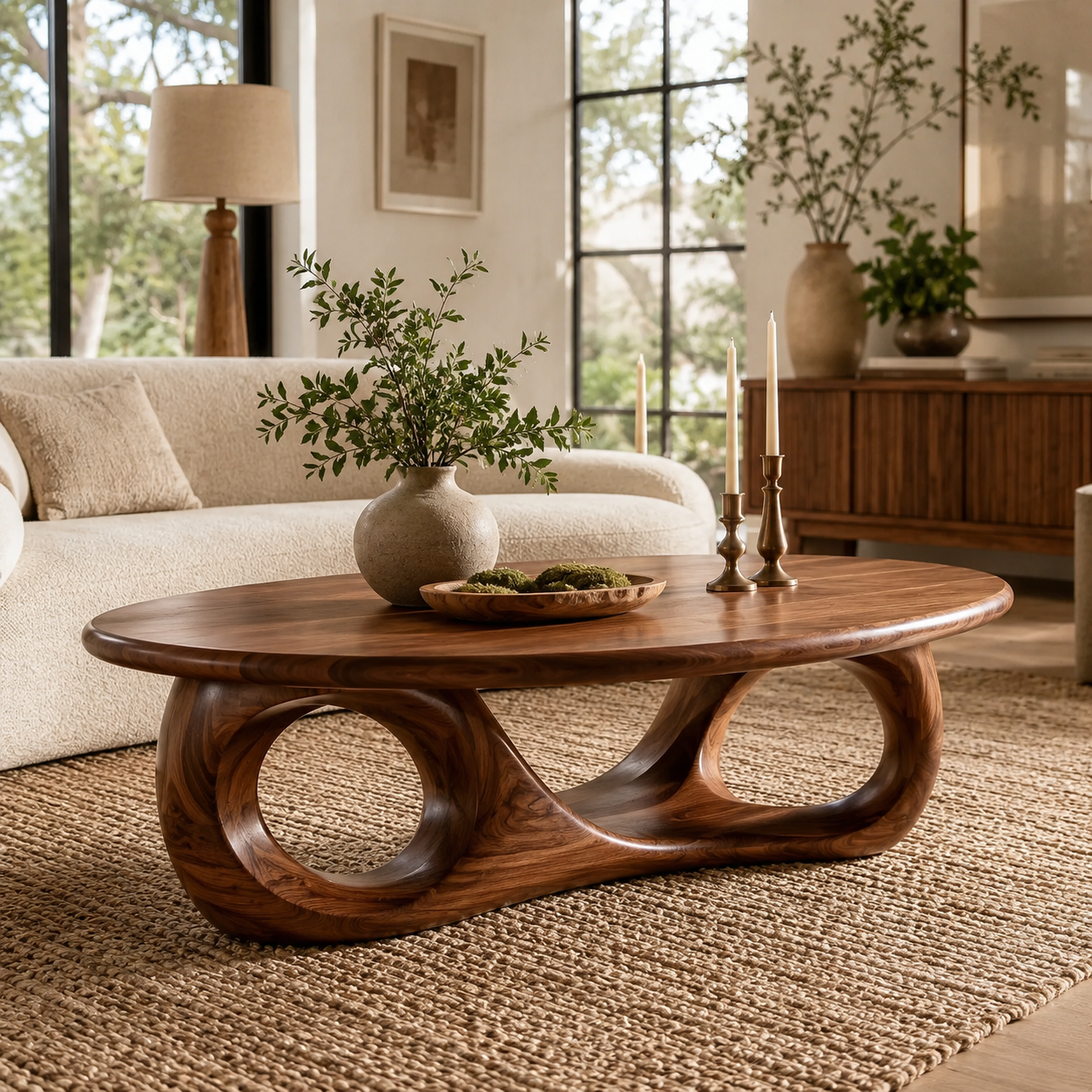 Aurelle Sculptural Coffee Table - Design 199 - main view
