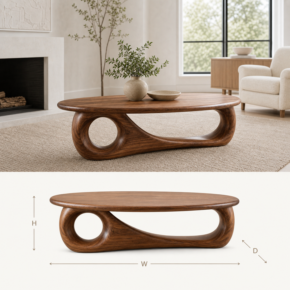 Aurelle Sculptural Coffee Table - Design 199 - product image 08