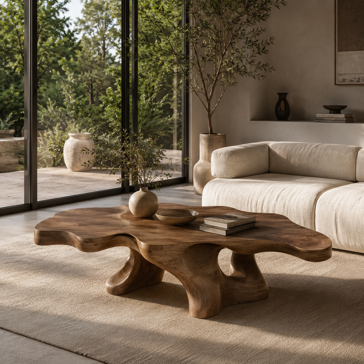 Arden Organic Round Coffee Table - Design 201 - main view