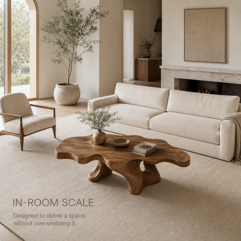 Arden Organic Round Coffee Table - Design 201 - product image 04