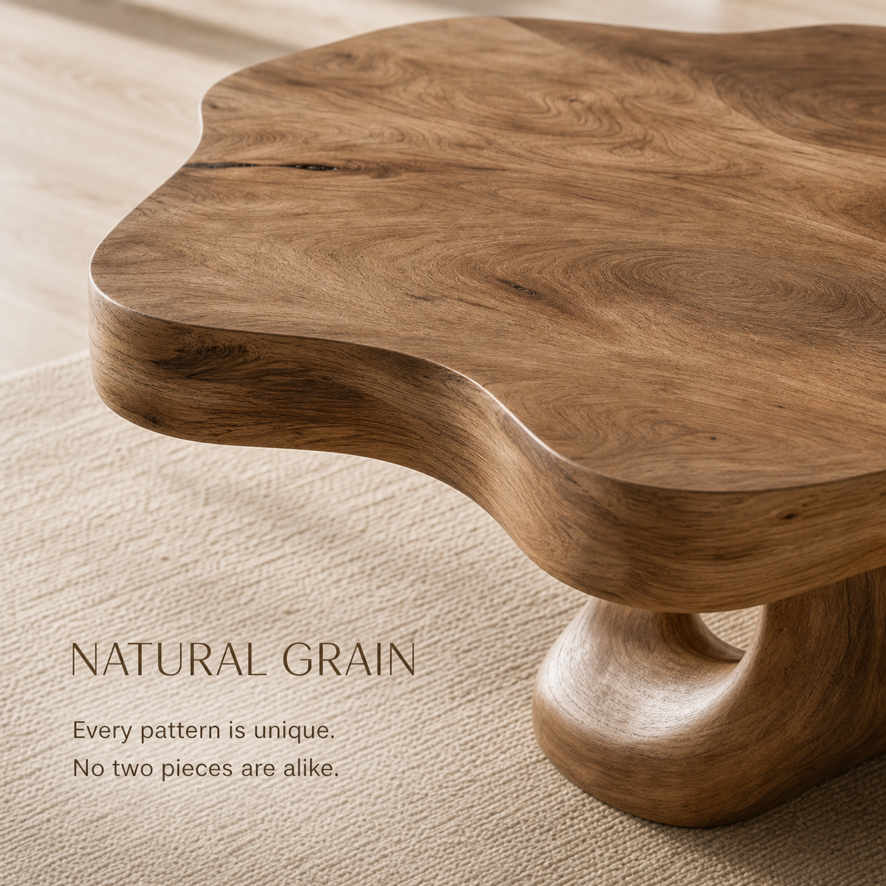 Arden Organic Round Coffee Table - Design 201 - product image 05