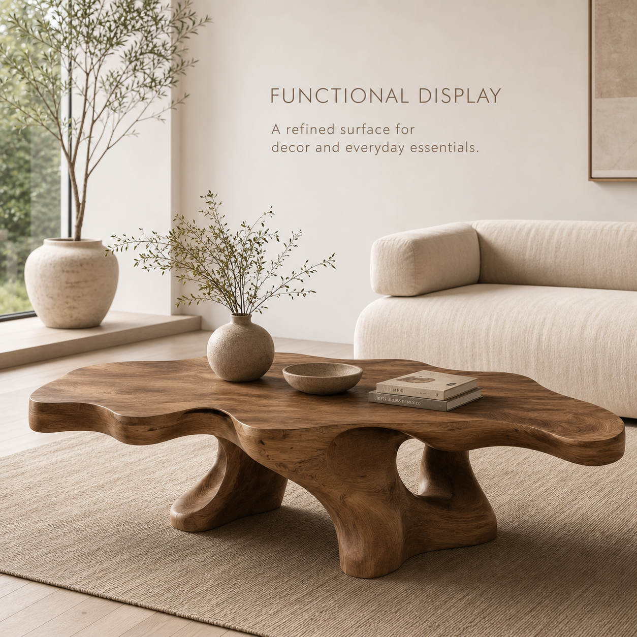Arden Organic Round Coffee Table - Design 201 - product image 07