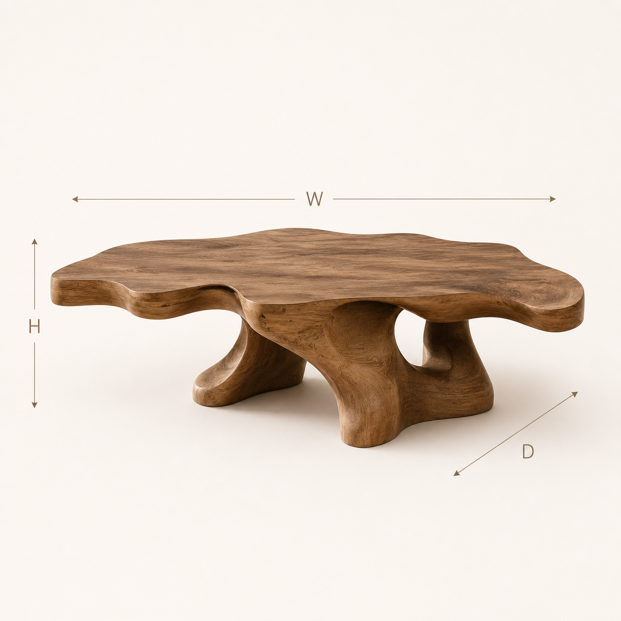 Arden Organic Round Coffee Table - Design 201 - product image 08