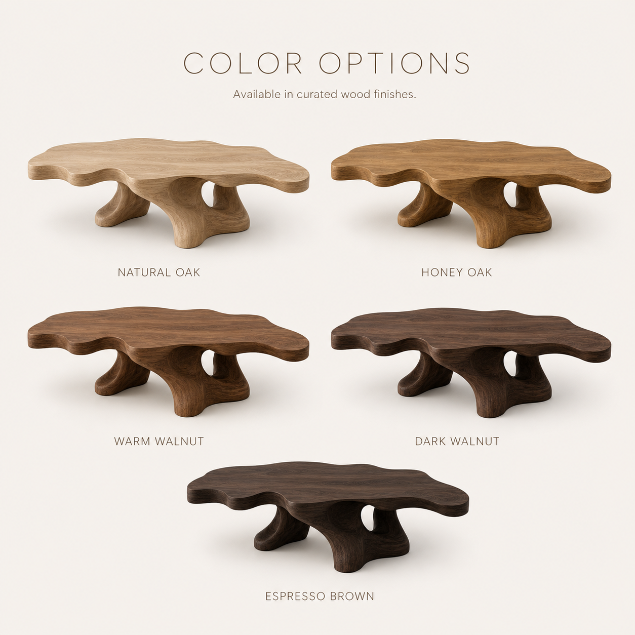 Arden Organic Round Coffee Table - Design 201 - product image 11