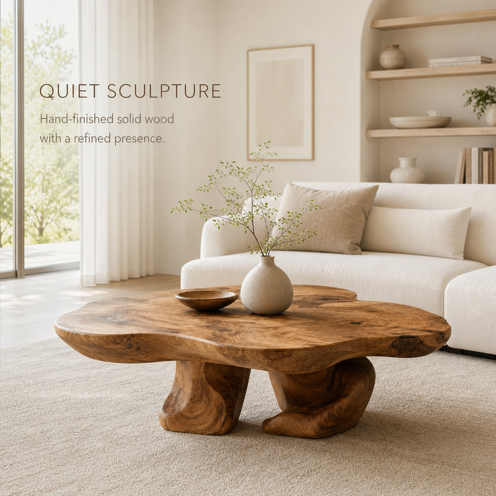 Caldera Sculptural Round Coffee Table - Design 202 - product image 02