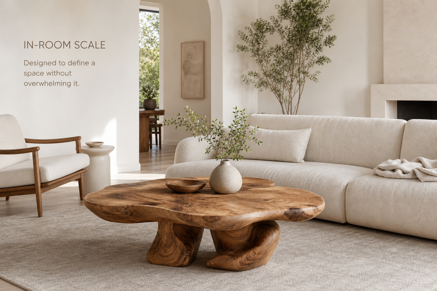 Caldera Sculptural Round Coffee Table - Design 202 - product image 04