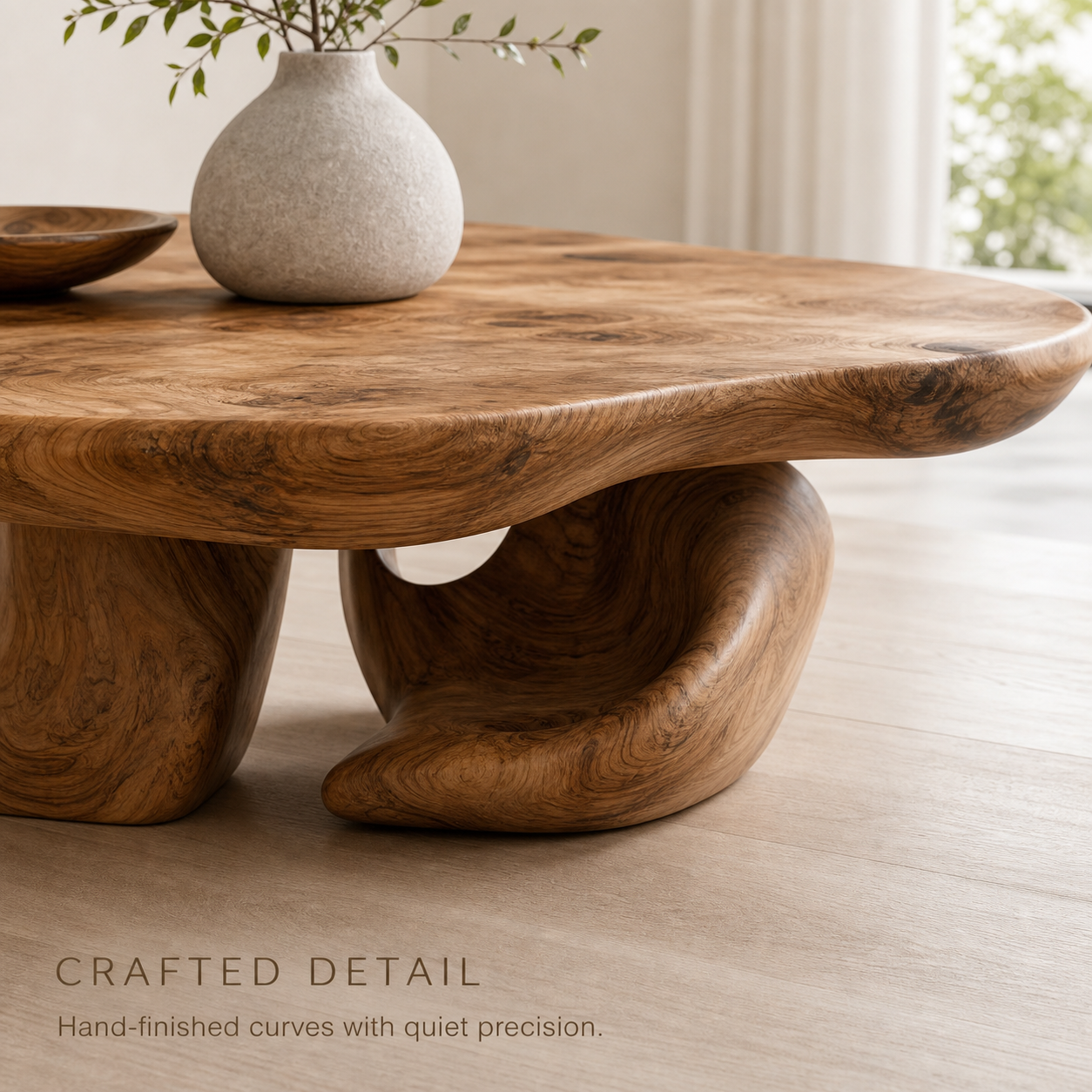 Caldera Sculptural Round Coffee Table - Design 202 - product image 06