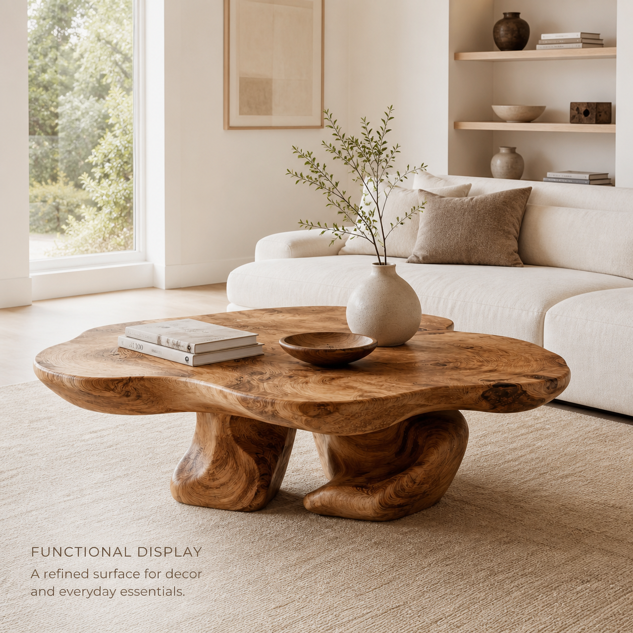 Caldera Sculptural Round Coffee Table - Design 202 - product image 07
