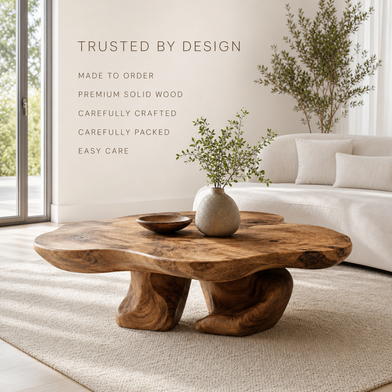 Caldera Sculptural Round Coffee Table - Design 202 - product image 09