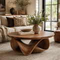 Brielle Sculpted Round Coffee Table - Design 209 - main view
