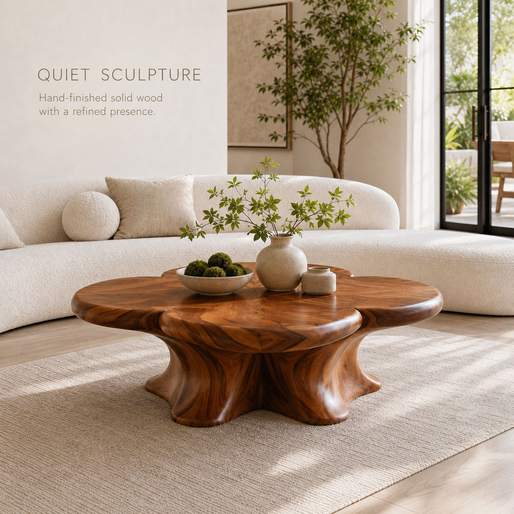 Orin Organic Round Coffee Table - Design 210 - product image 02