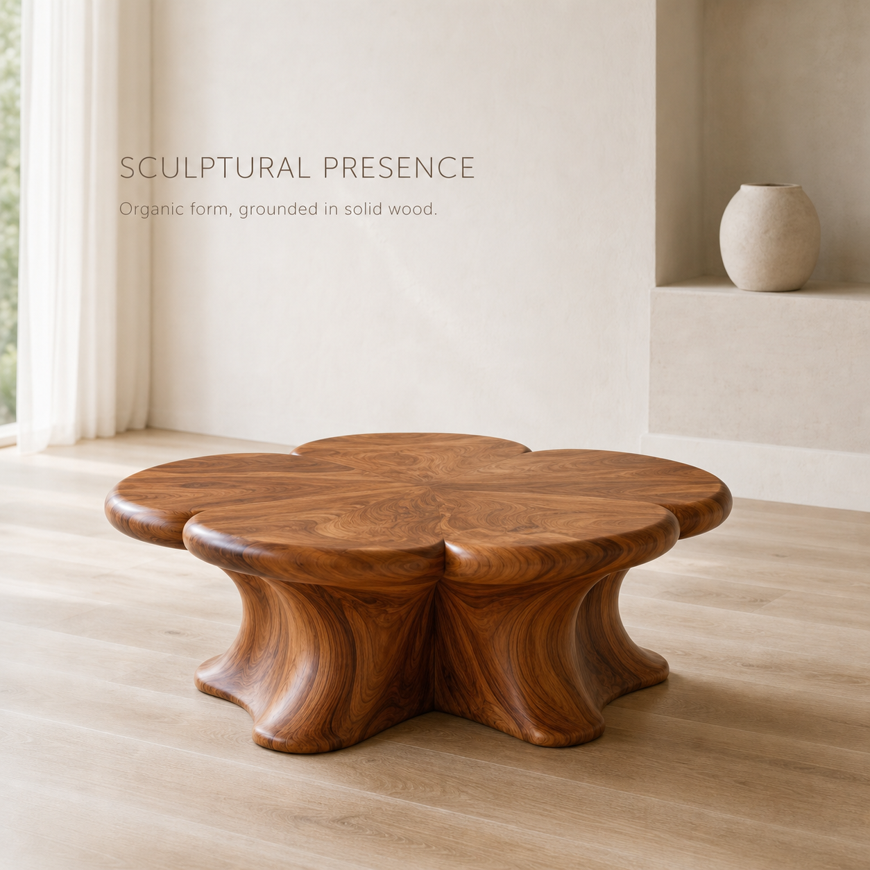 Orin Organic Round Coffee Table - Design 210 - product image 03