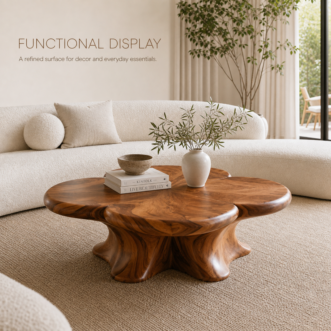 Orin Organic Round Coffee Table - Design 210 - product image 07