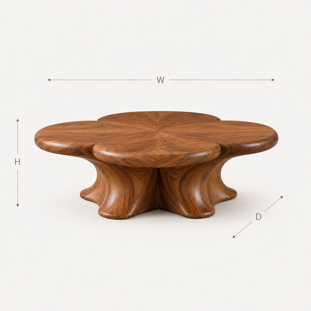 Orin Organic Round Coffee Table - Design 210 - product image 08