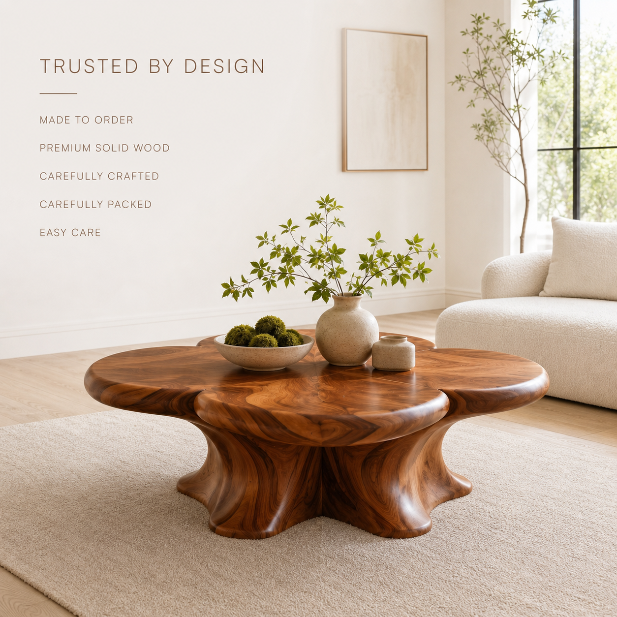 Orin Organic Round Coffee Table - Design 210 - product image 09