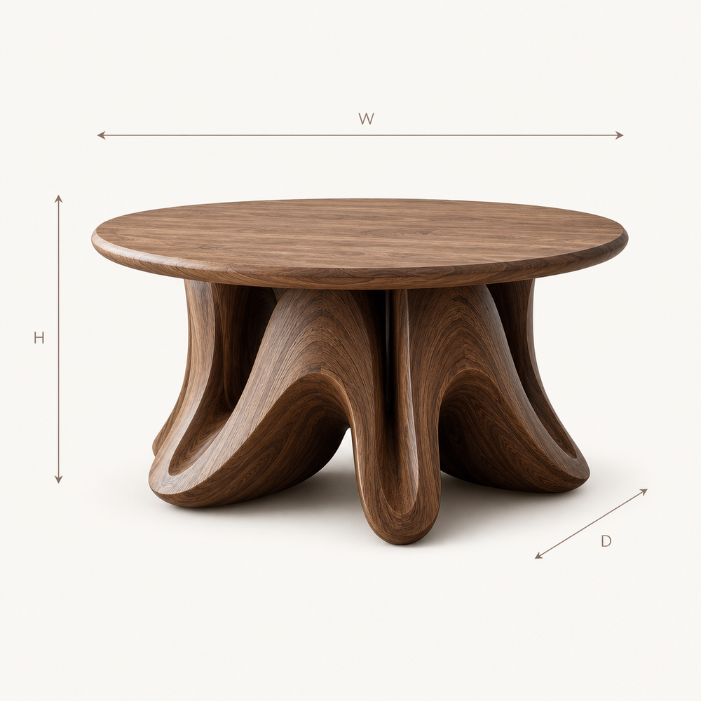 Selene Rounded Lounge Coffee Table - Design 211 - product image 08
