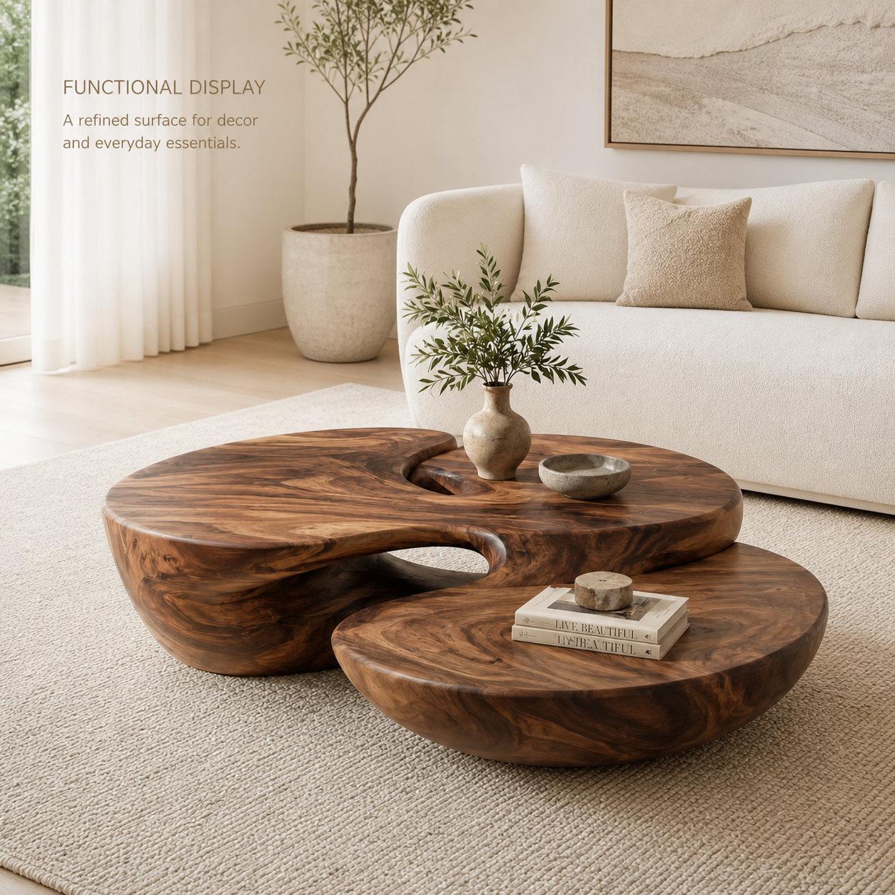 Darian Portal Round Coffee Table - Design 212 - product image 07