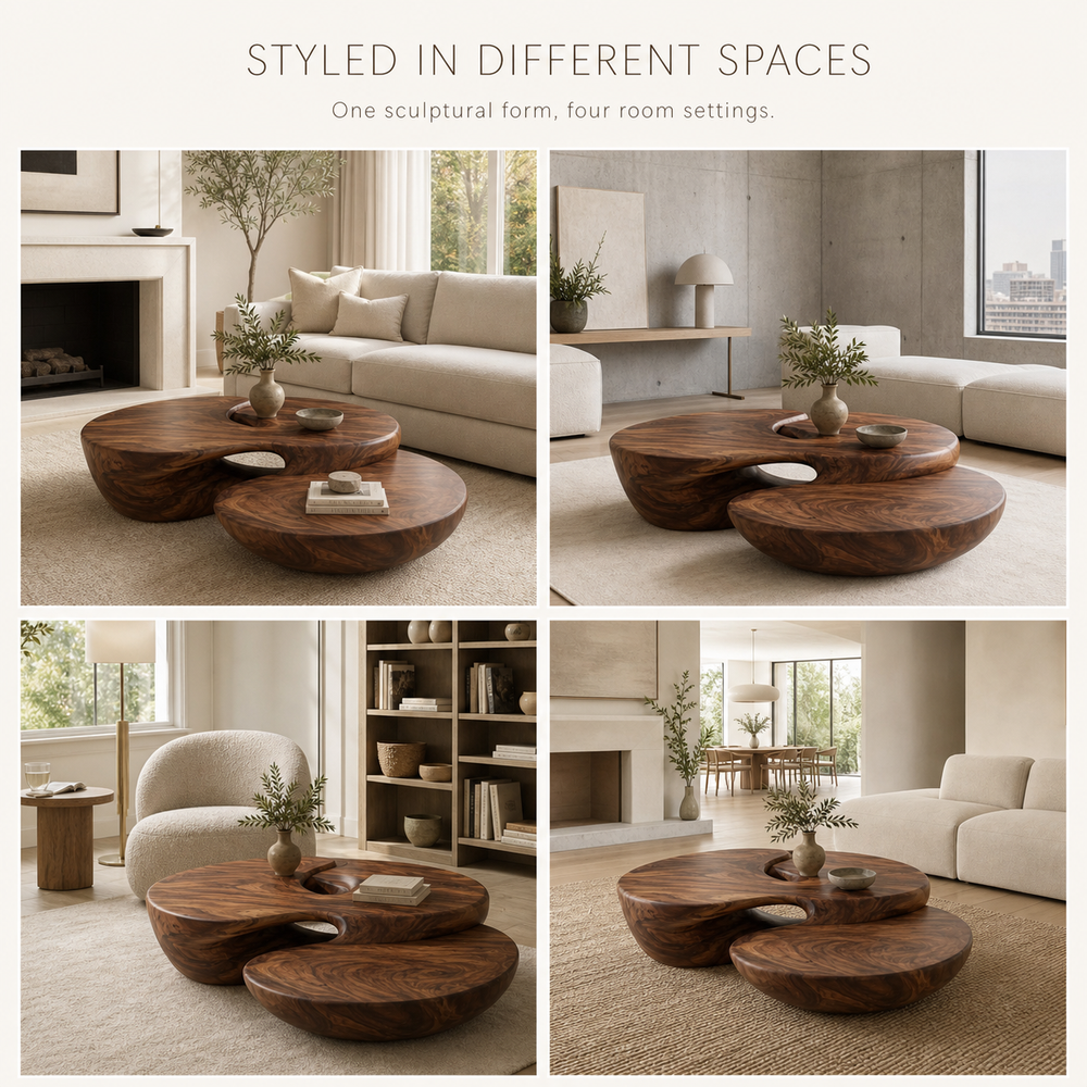 Darian Portal Round Coffee Table - Design 212 - product image 10