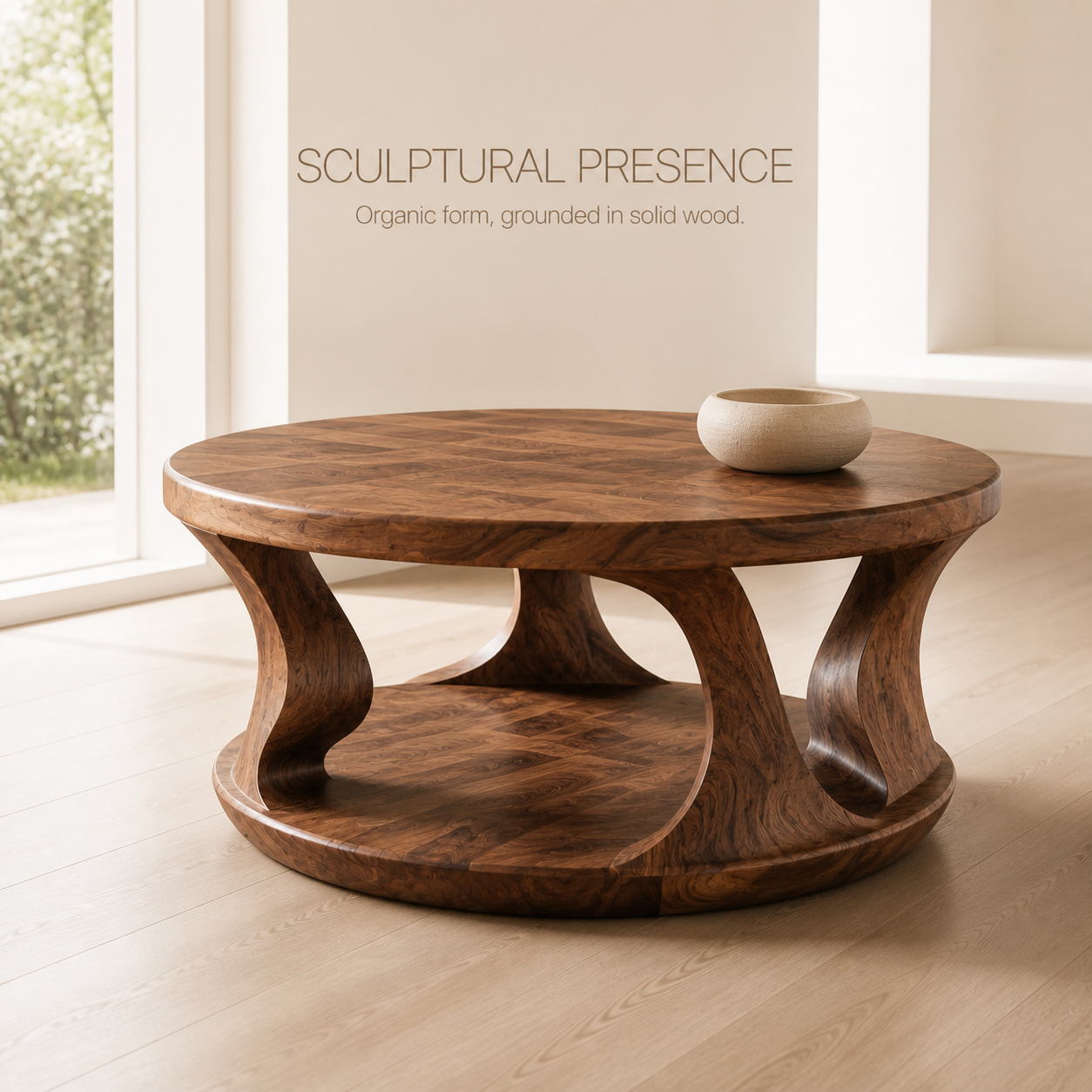 Talia Soft Edge Round Coffee Table - Design 214 - product image 03