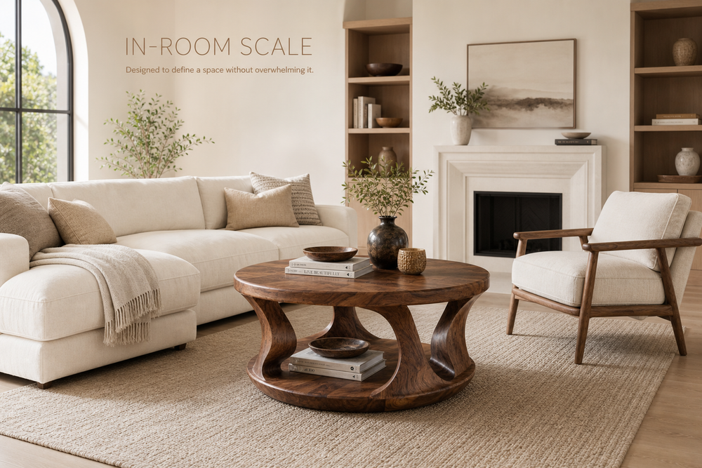 Talia Soft Edge Round Coffee Table - Design 214 - product image 04